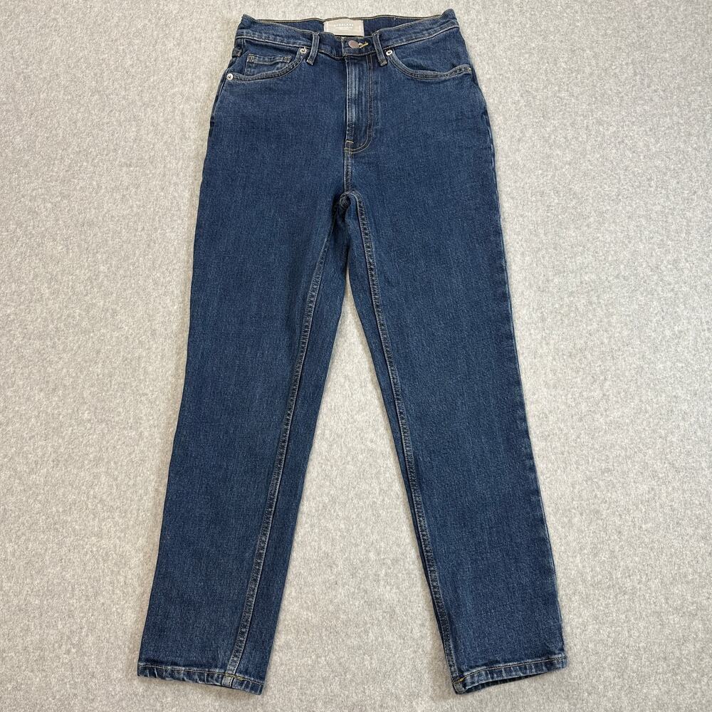 Everlane Jeans Womens Size 26 Blue Dark Stonewash The Original Cheeky Straight